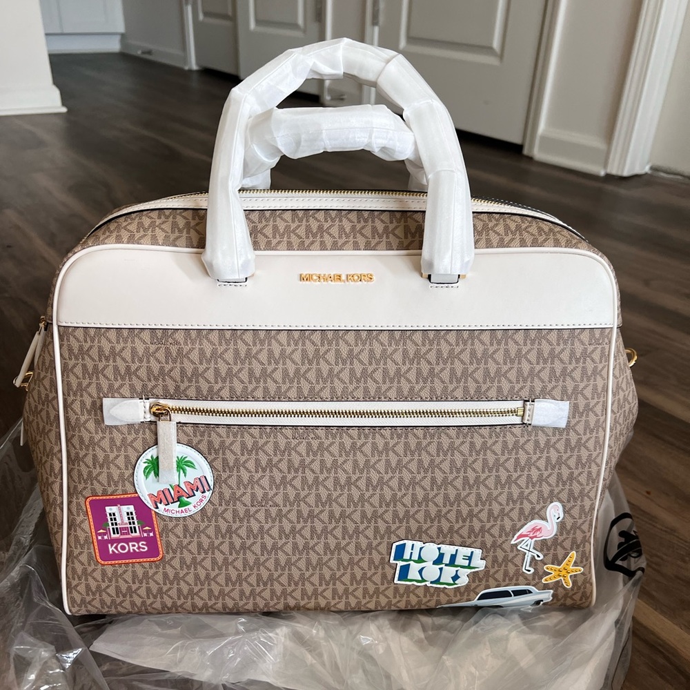 New! Michael Kors weekender bag